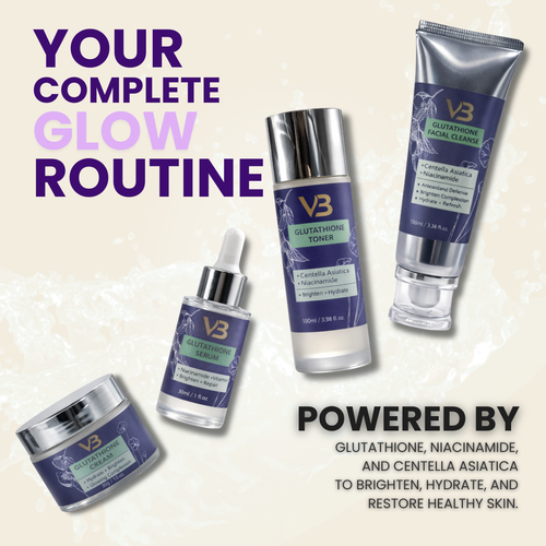 Veloura Glutathione Brightening Skincare Set – 4 Step Routine