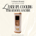 Veloura IPL Hair Removal Device with Cooling – Permanent Hair Reduction for Smooth Skin at Home